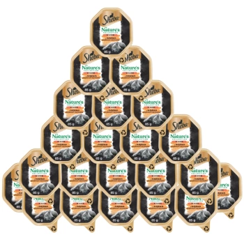 SHEBA® Nature's Collection Turkey Sauce - nedves macskaeledel - tálca 22x85g